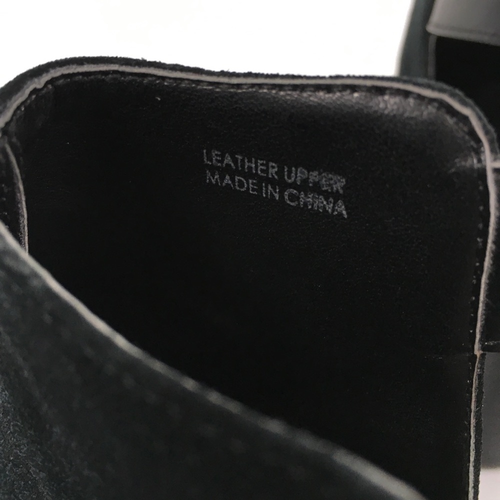 Tahari Margaret Black Suede Open Toe Shootie 8.5 - Picture 6 of 8